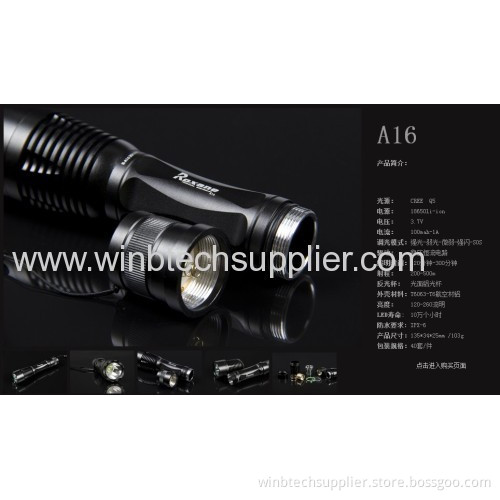 Cree R5 mini Led Torch mini Torch Outdoor Use Led Flashlight T6063-t6 Roxane A16 Cree Q5 R5 Aeronautical Material Led Flas 